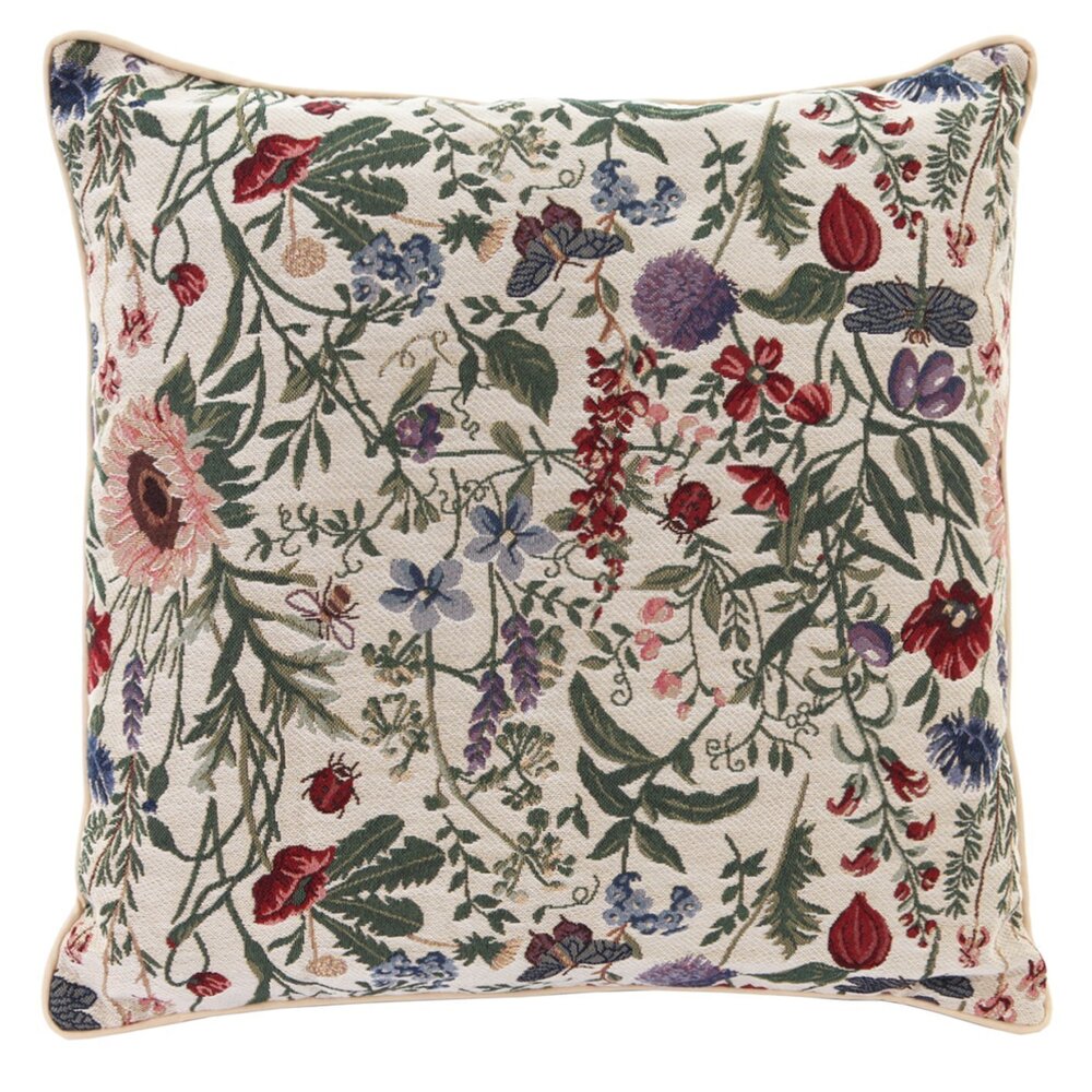 9383 Tapestry Double Sided Square Throw Pillow Cover 18" x 18"/ 45 x 45cm